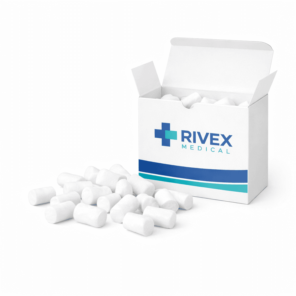 Dental Cotton Roll #2 Medium — 9.5 mm, 2,000/Box