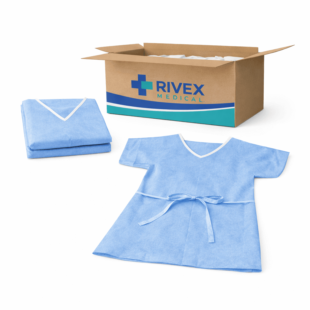 Patient Exam Gown — T/P/T Economy, 50/Case